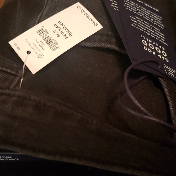 High rise flare Gap jeans size 8 2 for 30 - Picture 7 of 7